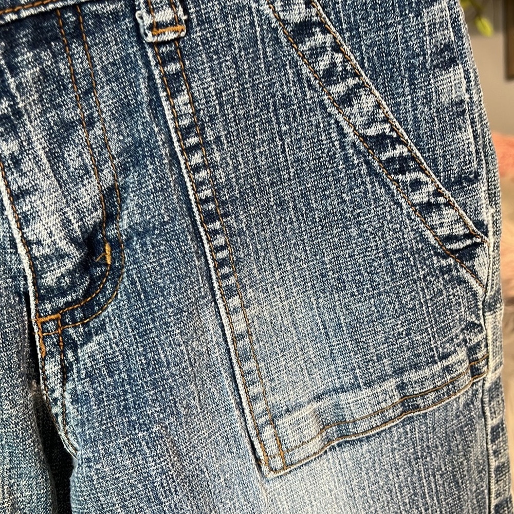 Vintage Denim Capris Jean Girls 8 Slim Arizona Jean Company Cropped - Picture 8 of 14